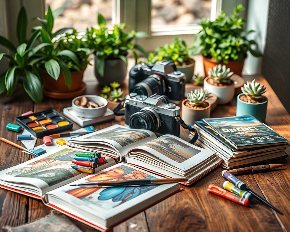 Flat lay photography