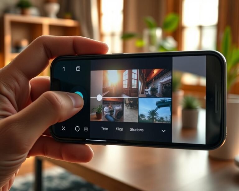Shadow control on smartphones photos