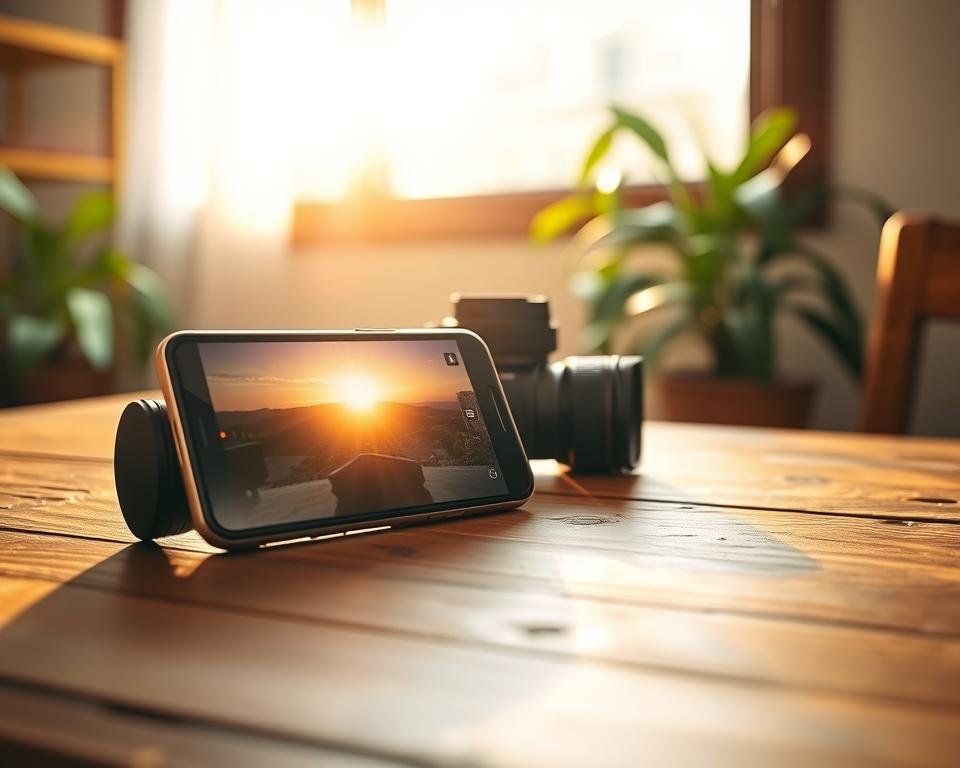 Smartphone natural light